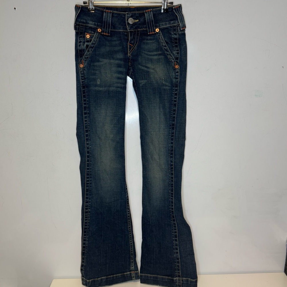 True Religion Blue Boot Cut Jeans Classic Style
